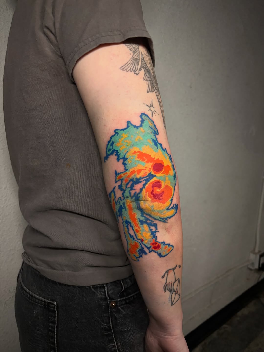 Tattoo by @inknerm — illustrative, realism