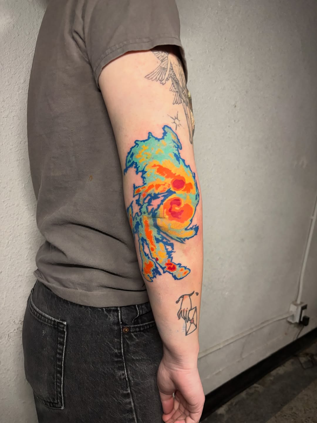 Tattoo by @inknerm — illustrative, geometric