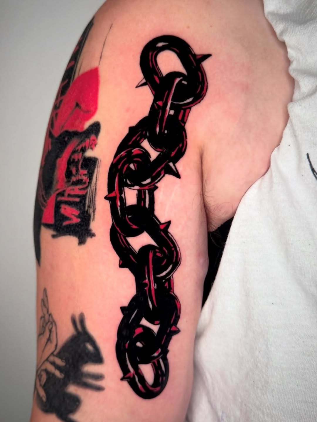 Tattoo by @newdullz_tattoo β illustrative, blackwork