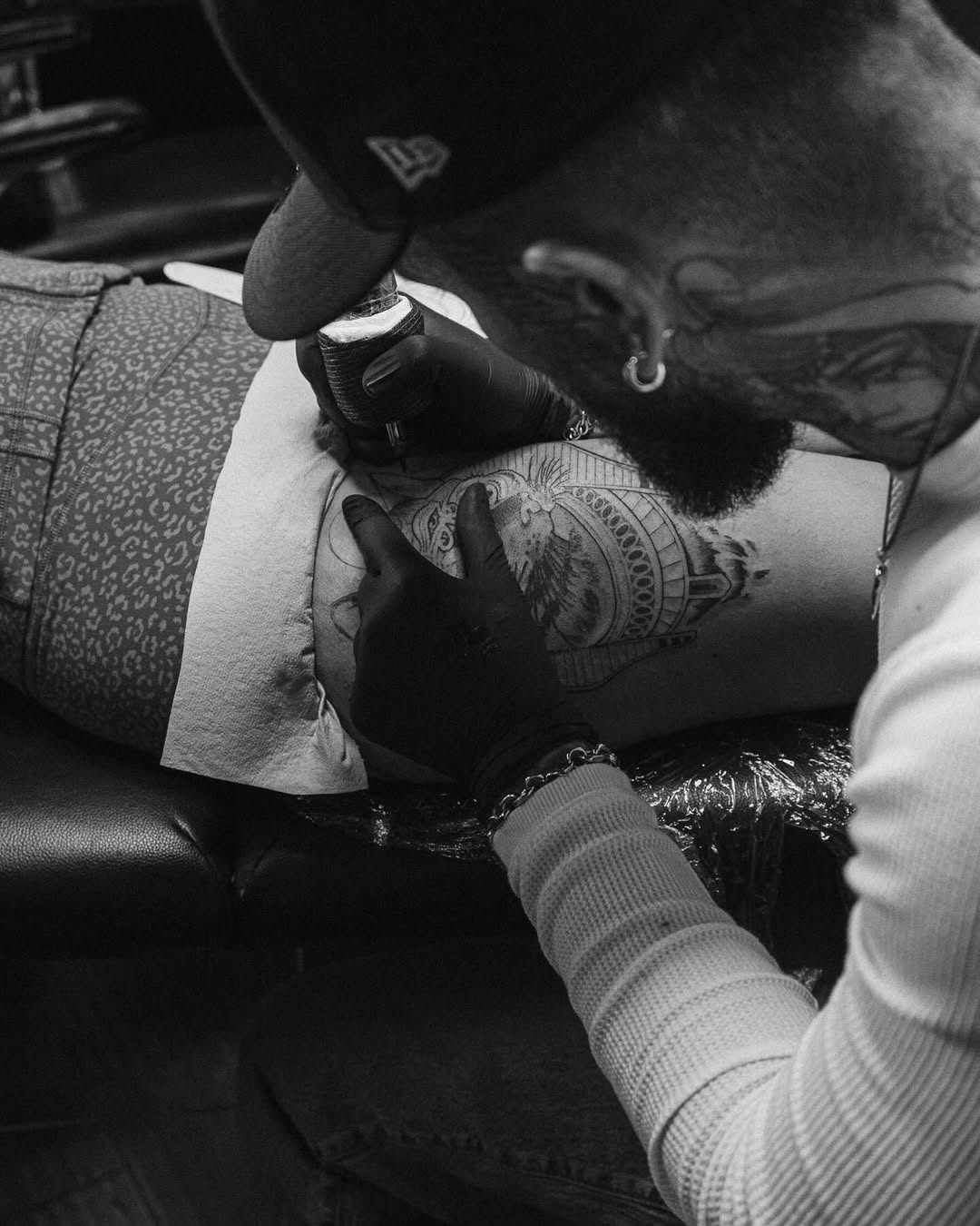 Tattoo by @angeloxlv โ black_and_grey, illustrative