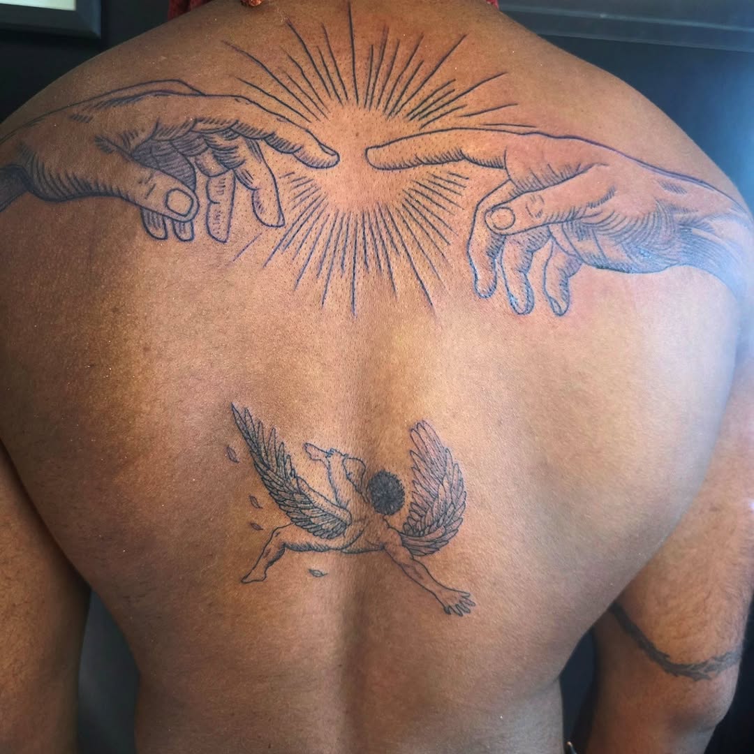Tattoo by @lucidvisiontattoos — black_and_grey