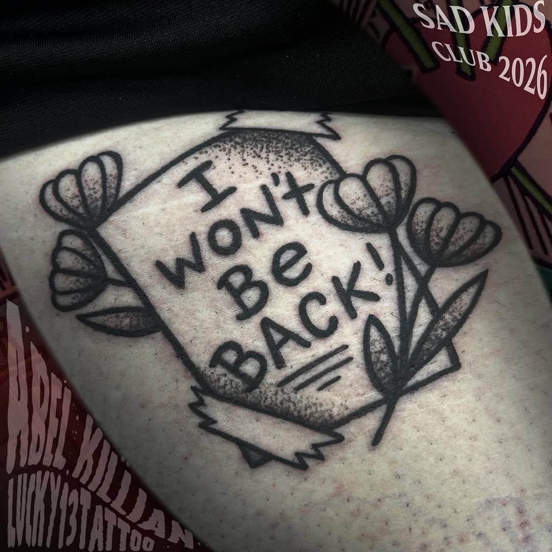 Tattoo by @tattooabel — lettering_script, ignorant