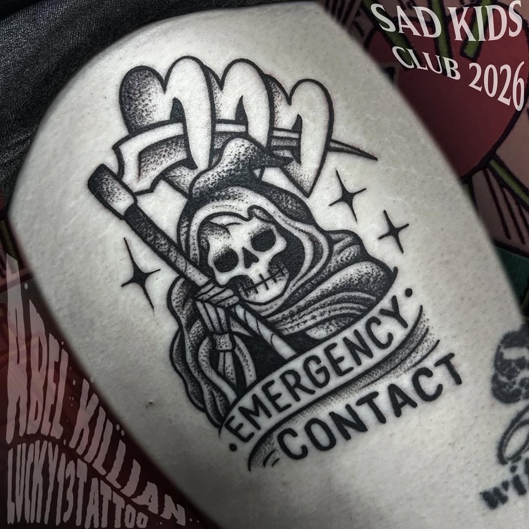 Tattoo by @tattooabel — american_traditional, lettering_script