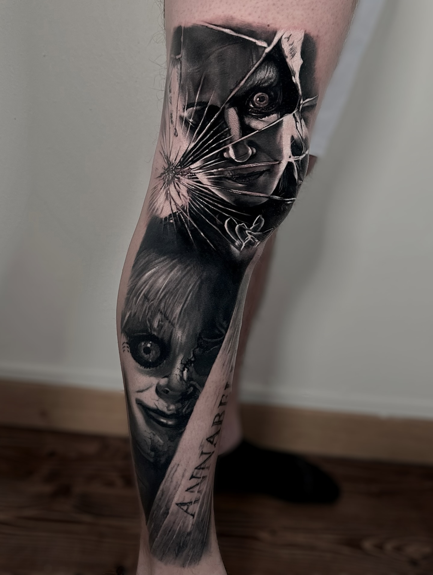 Tattoo by @giuseppe_gibi_bonelli — dark_realism, black_and_grey