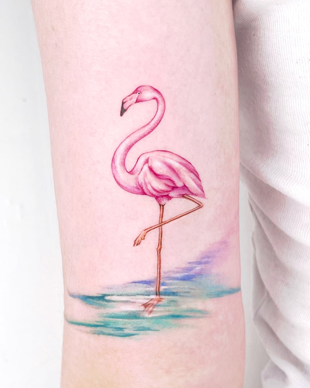 Tattoo by @sabeen.ink — realism, watercolor