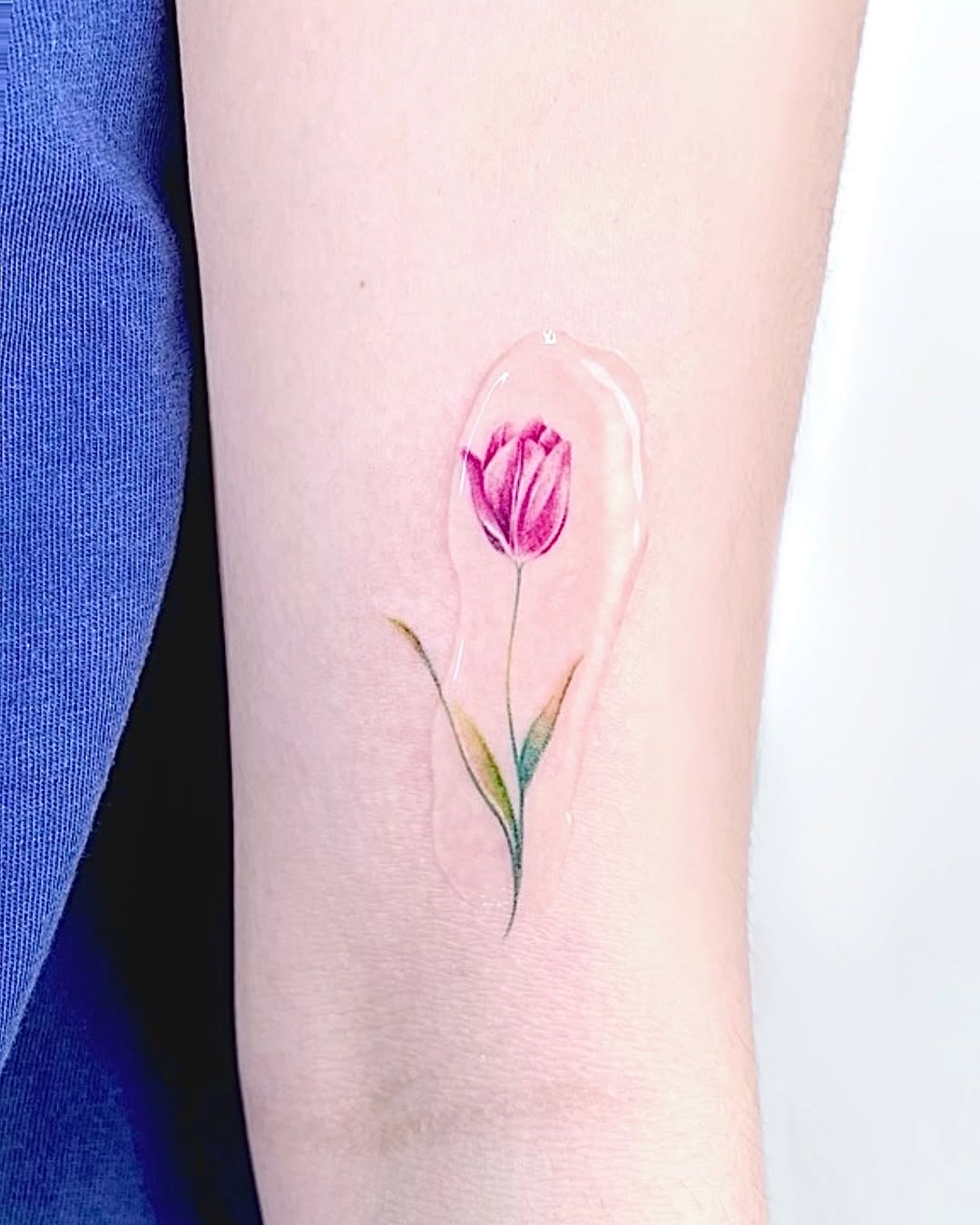 Tattoo by @sabeen.ink — fine_line, watercolor