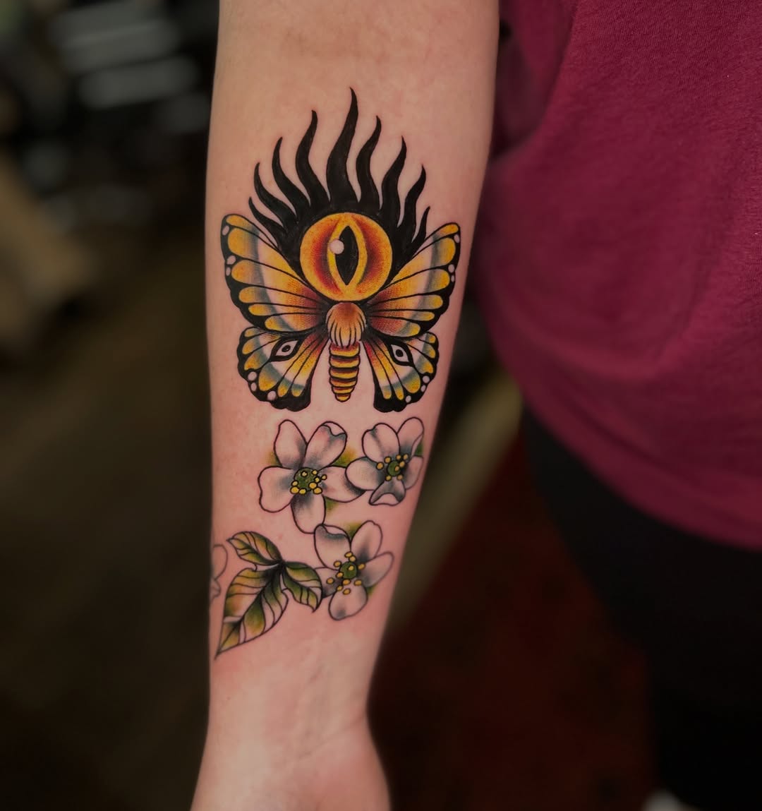 Tattoo by @tattoosbyolivia — neo_traditional, black_and_grey