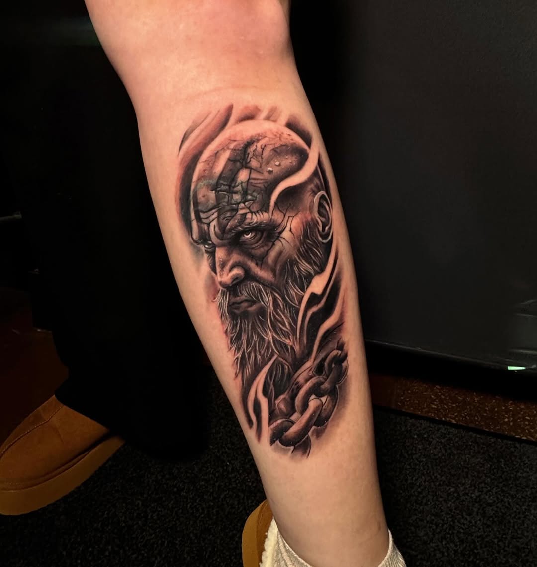 Tattoo by @jewels_inks โ realism, black_and_grey