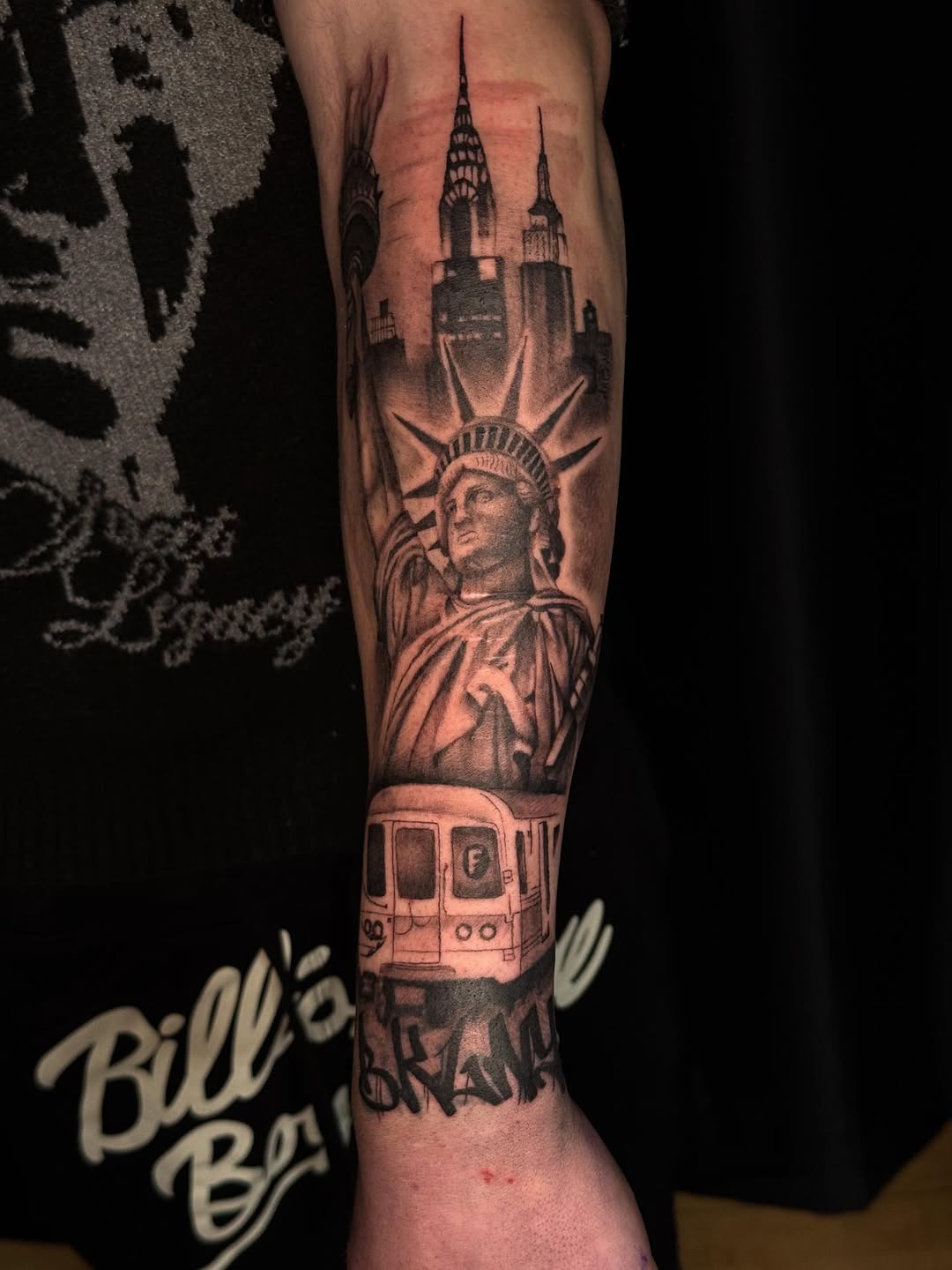 Tattoo by @panda13tattoos — realism, black_and_grey