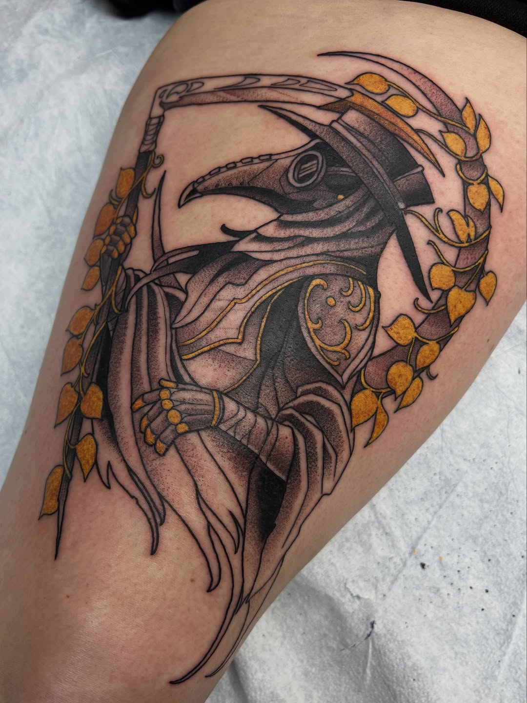 Tattoo by @moresoultattoo — illustrative, dark_realism