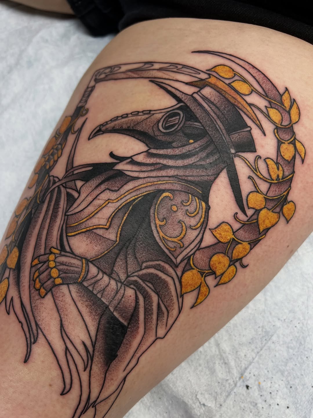 Tattoo by @moresoultattoo — illustrative, dark_realism
