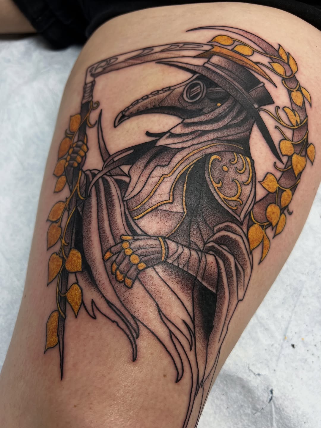 Tattoo by @moresoultattoo — illustrative, black_and_grey