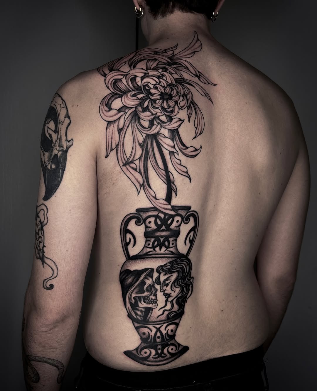 Tattoo by @arterego.ttt โ black_and_grey, realism