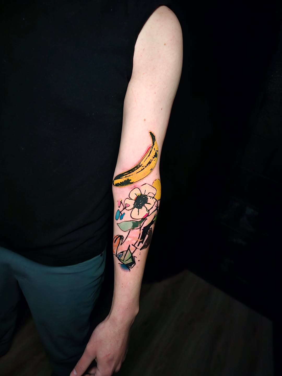 Tattoo by @dannymadsentattoo — trash_polka, watercolor
