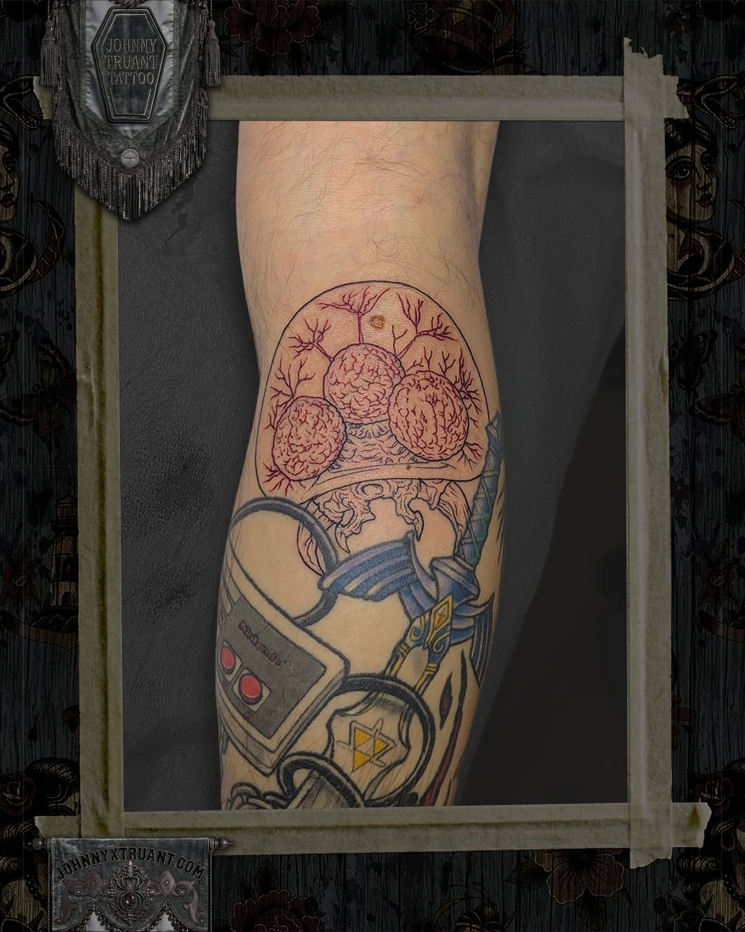 Tattoo by @johnnyxtruant — realism, black_and_grey