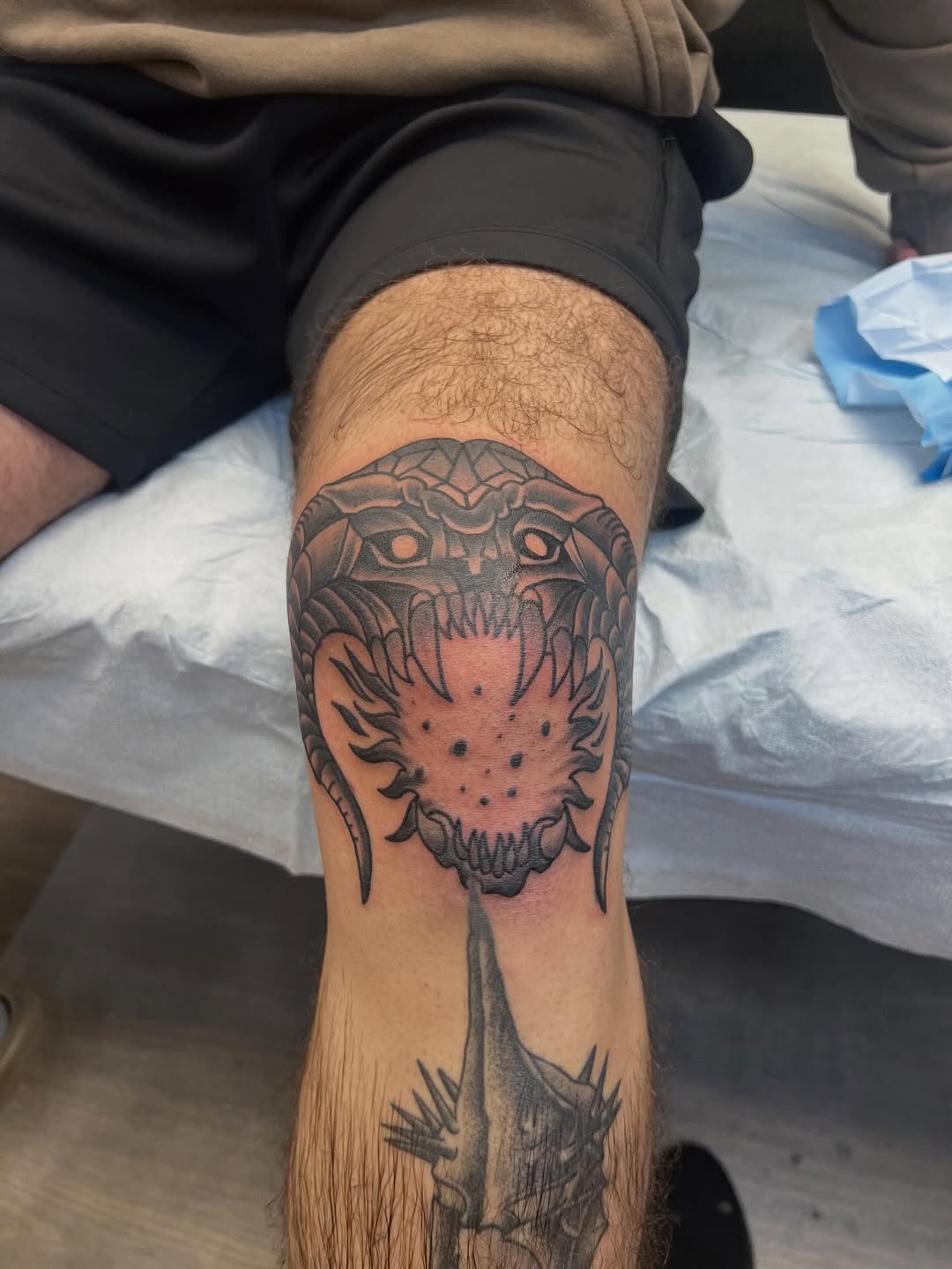 Tattoo by @codymarl — illustrative, black_and_grey