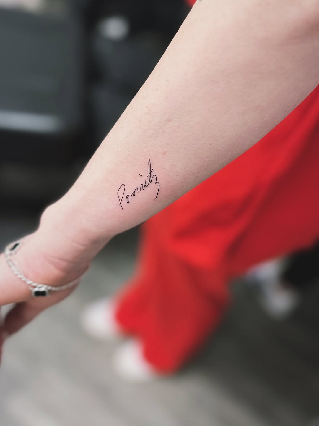 Tattoo by @richardtattooart β lettering_script, fine_line