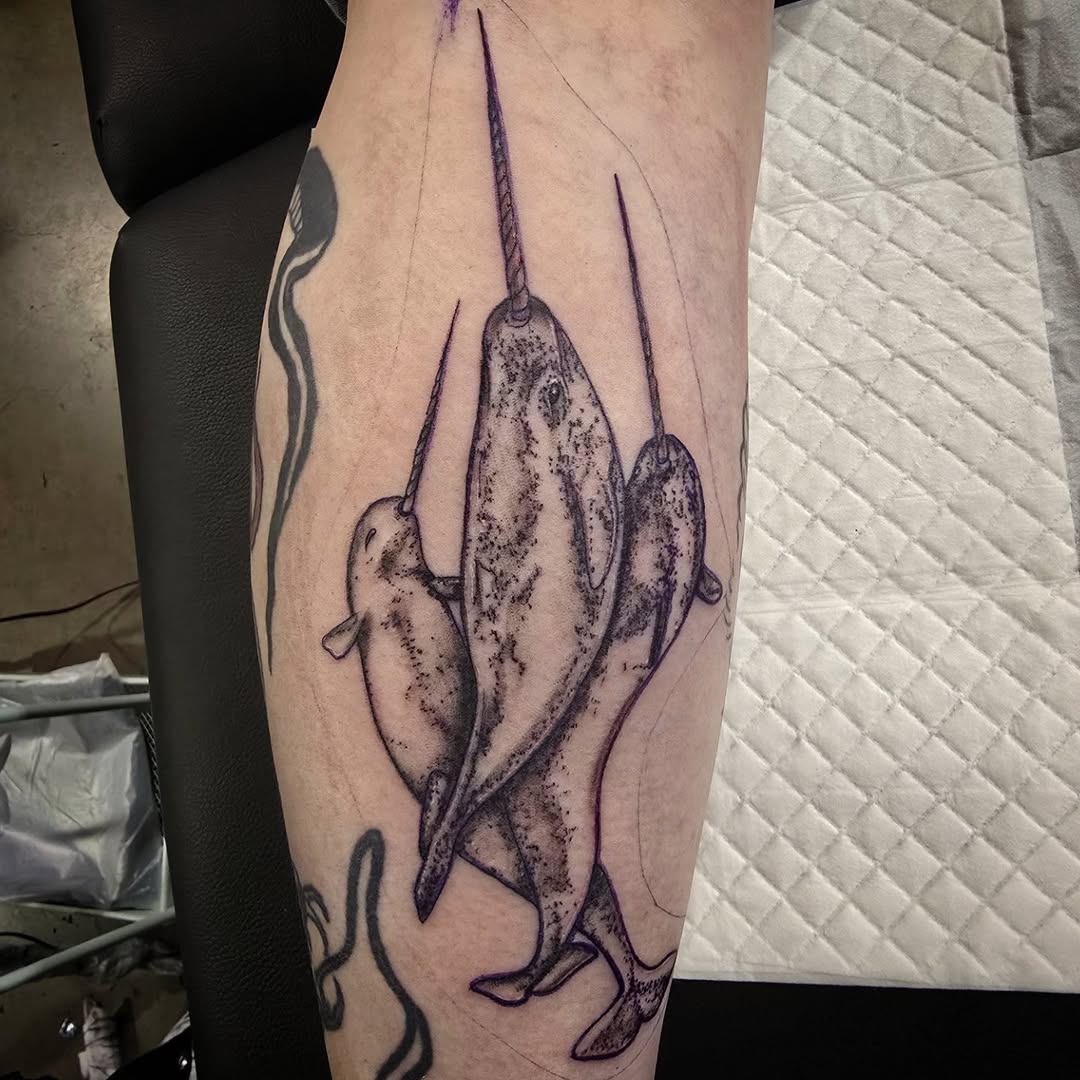 Tattoo by @tatpandaink — realism, black_and_grey