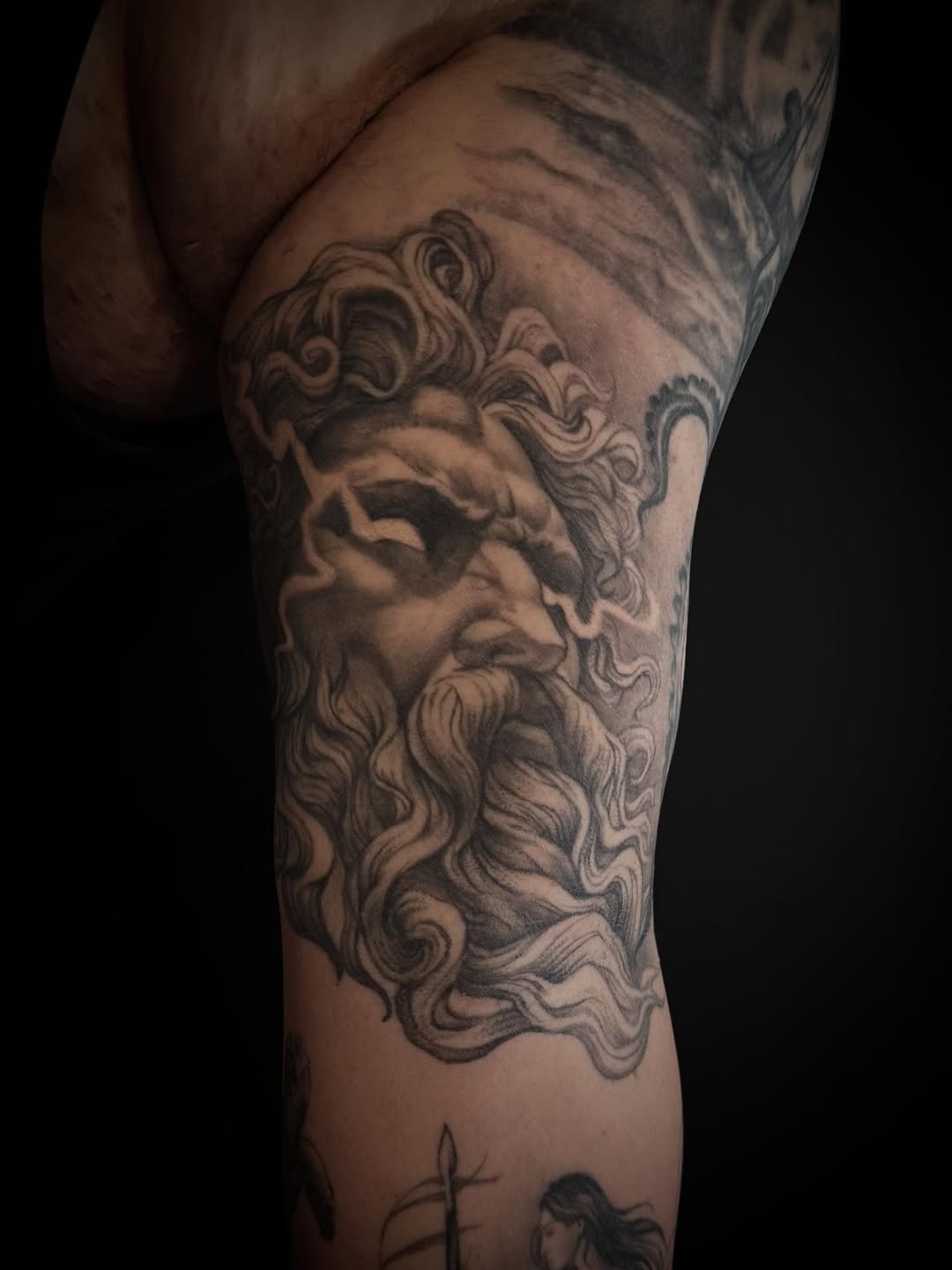 Tattoo by @brennan_walker_tattoo — realism, black_and_grey