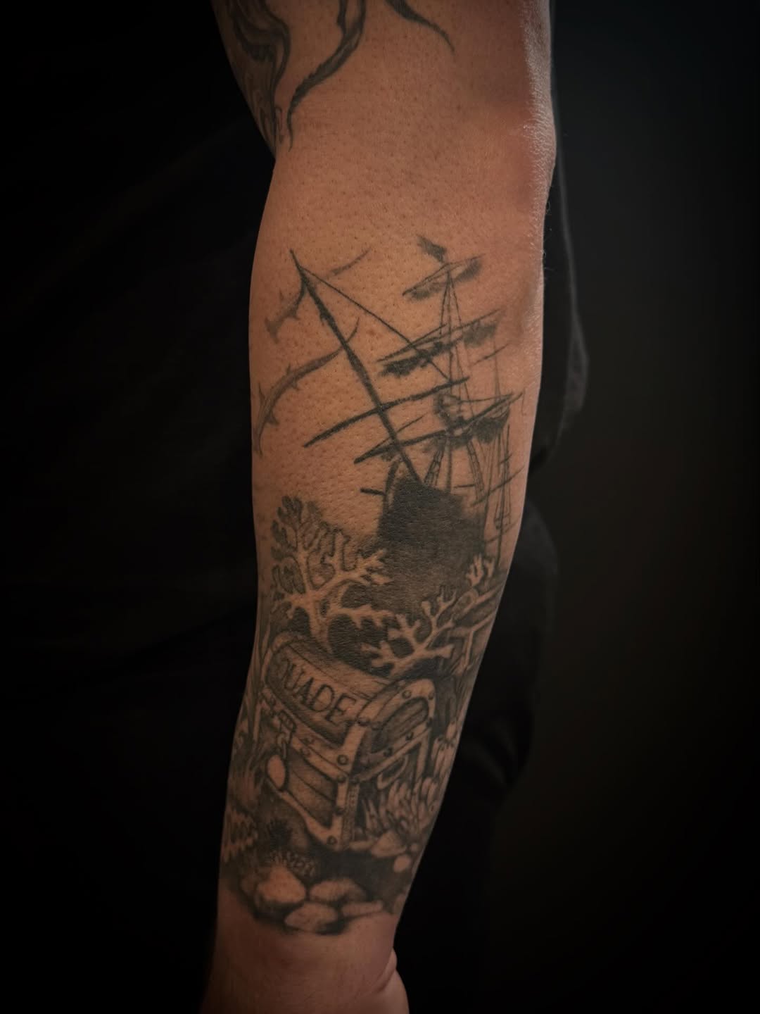 Tattoo by @brennan_walker_tattoo — black_and_grey, illustrative