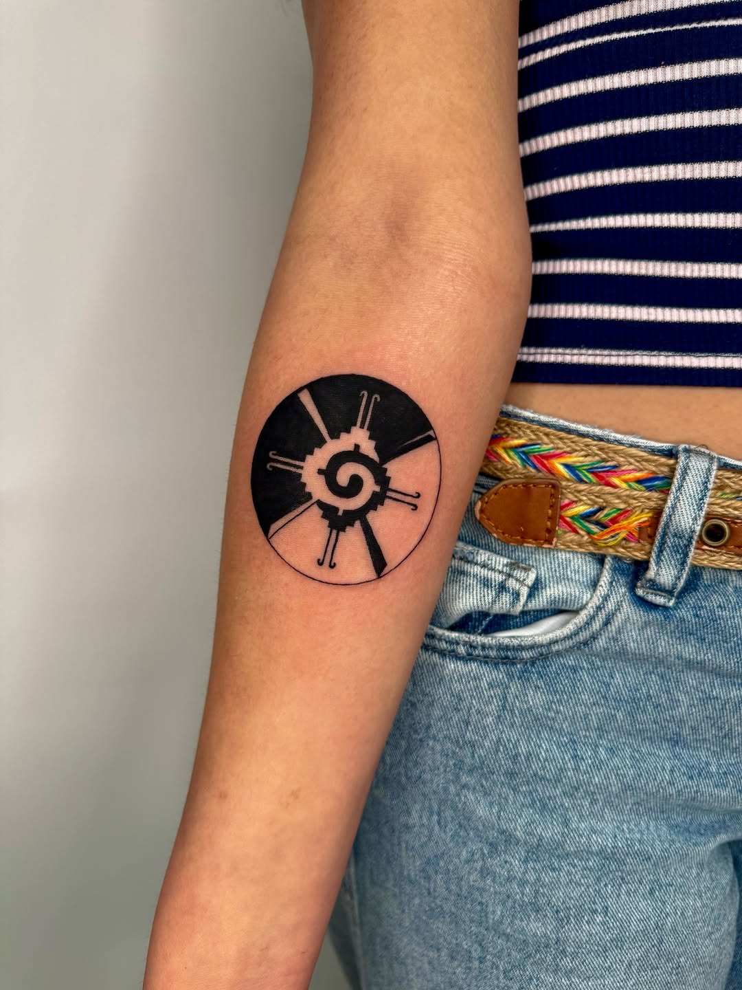 Tattoo by @tiff_tatts — geometric, blackwork