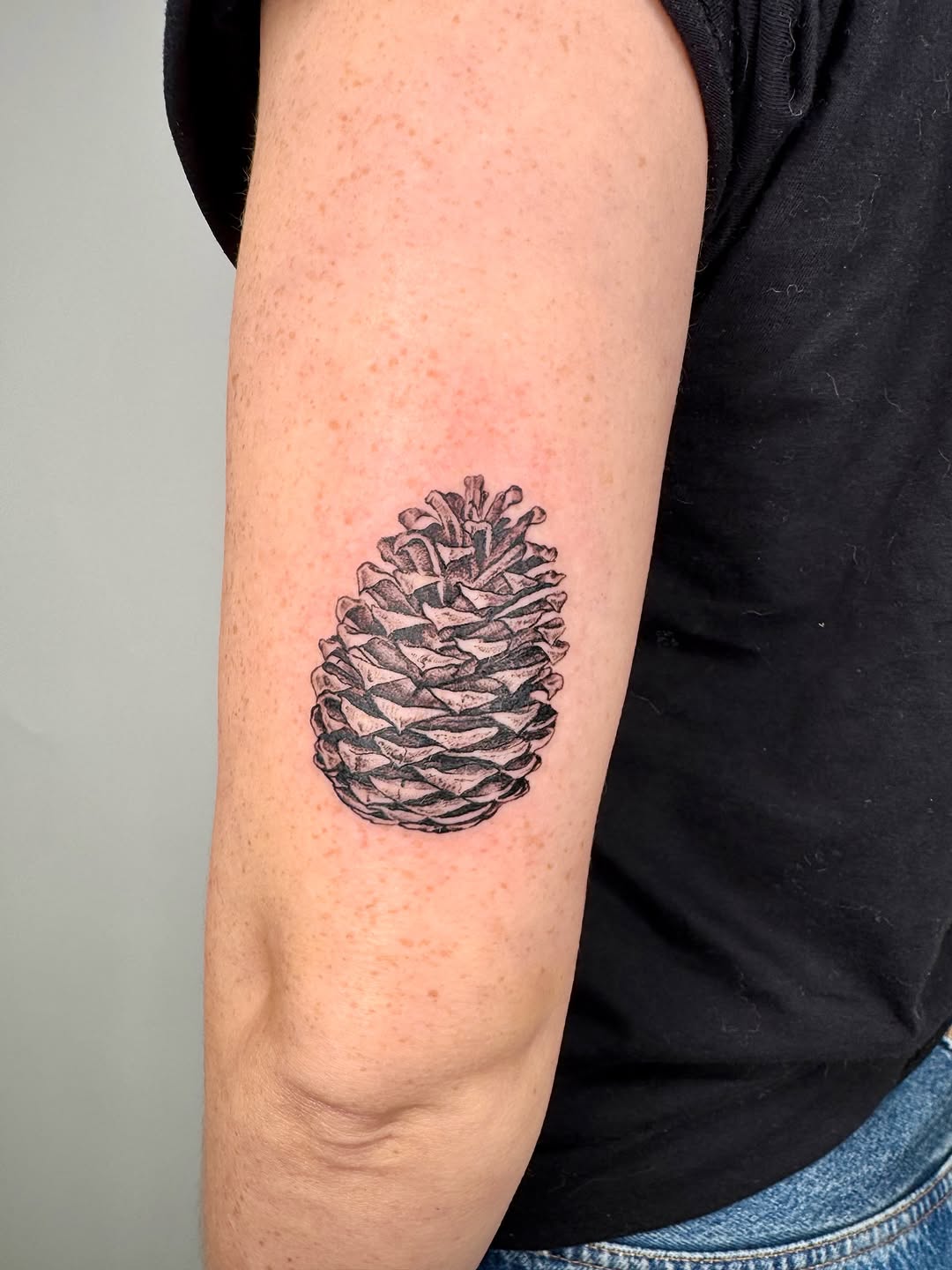 Tattoo by @tiff_tatts — black_and_grey, illustrative