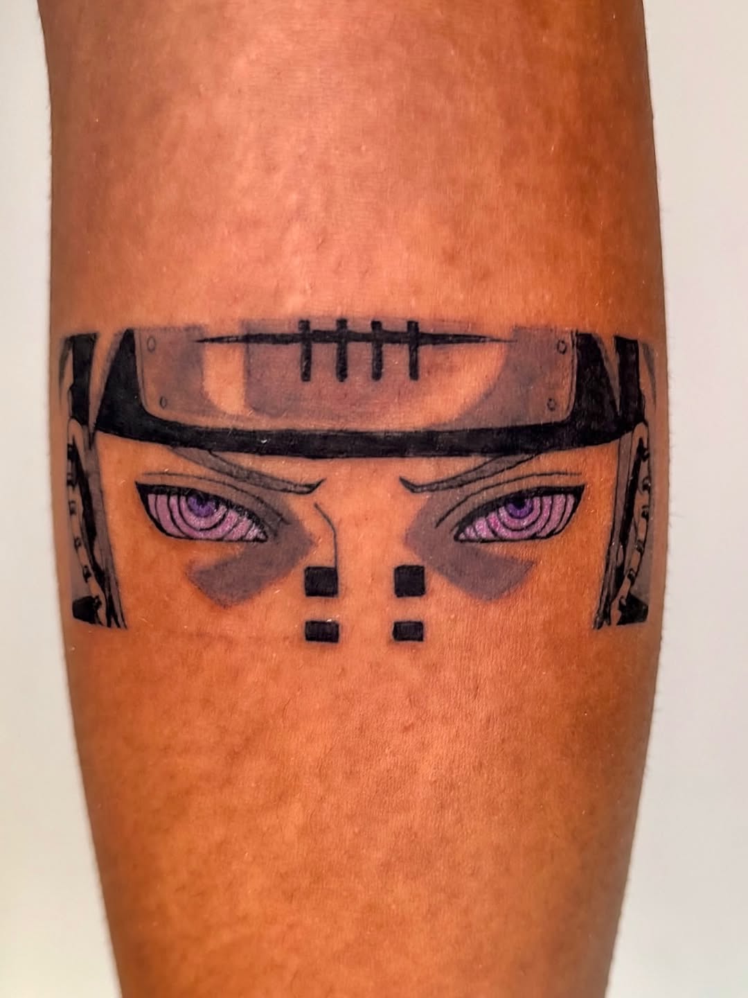 Tattoo by @tiff_tatts — illustrative, anime