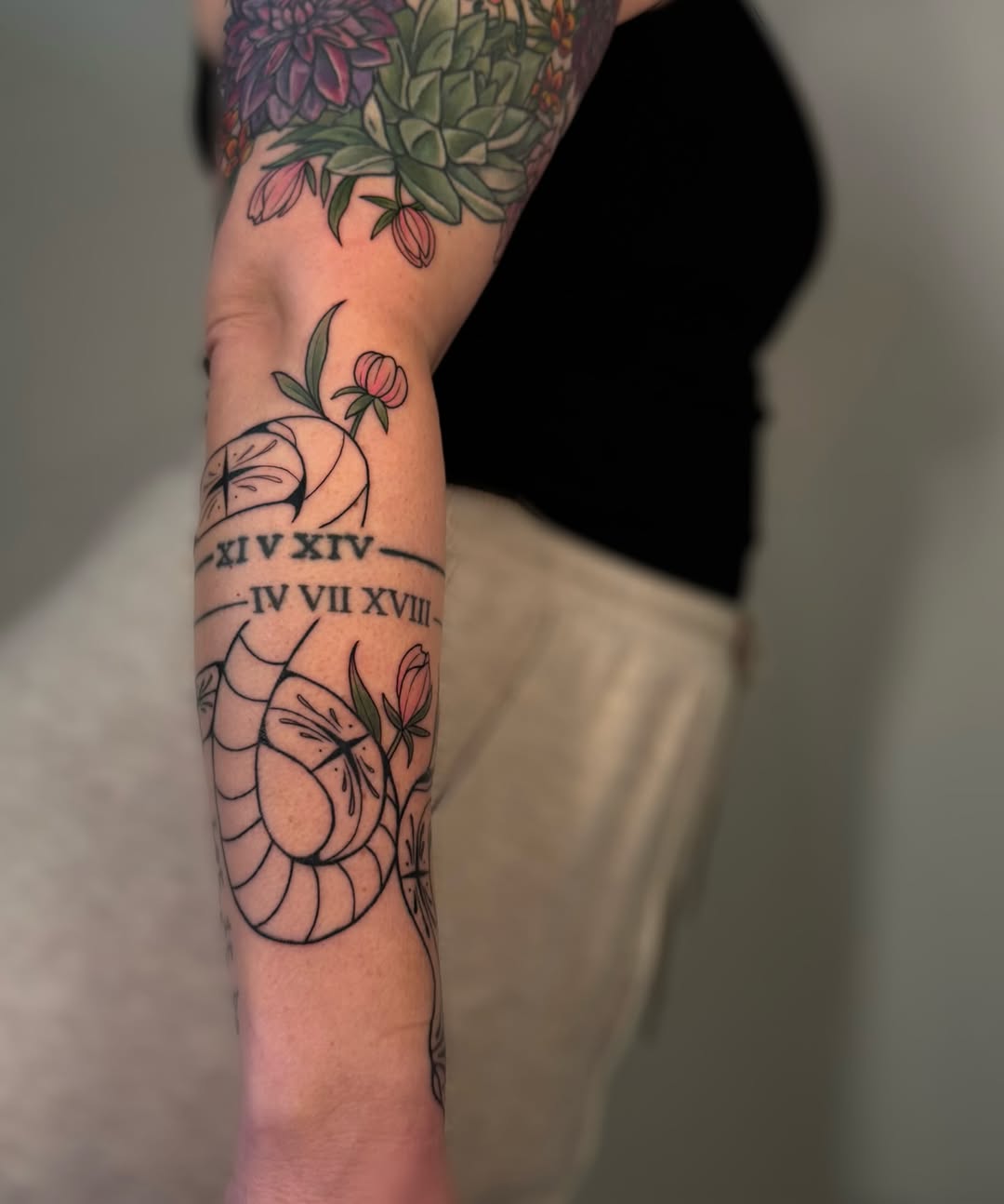 Tattoo by @kail.tattoos — lettering_script