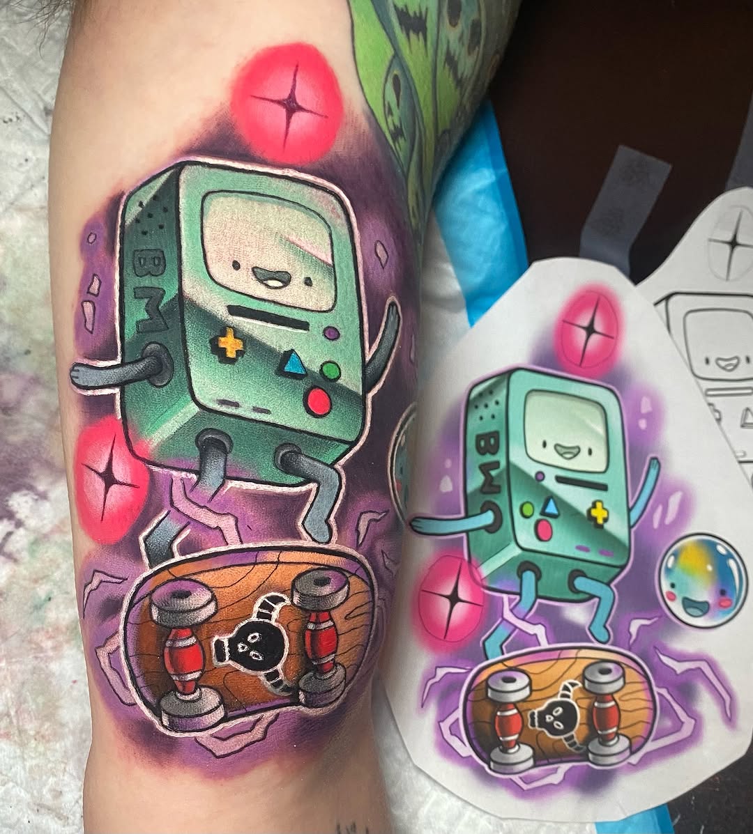 Tattoo by @tatumtatss — new_school, illustrative