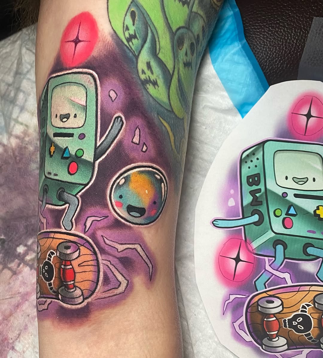Tattoo by @tatumtatss — illustrative, new_school