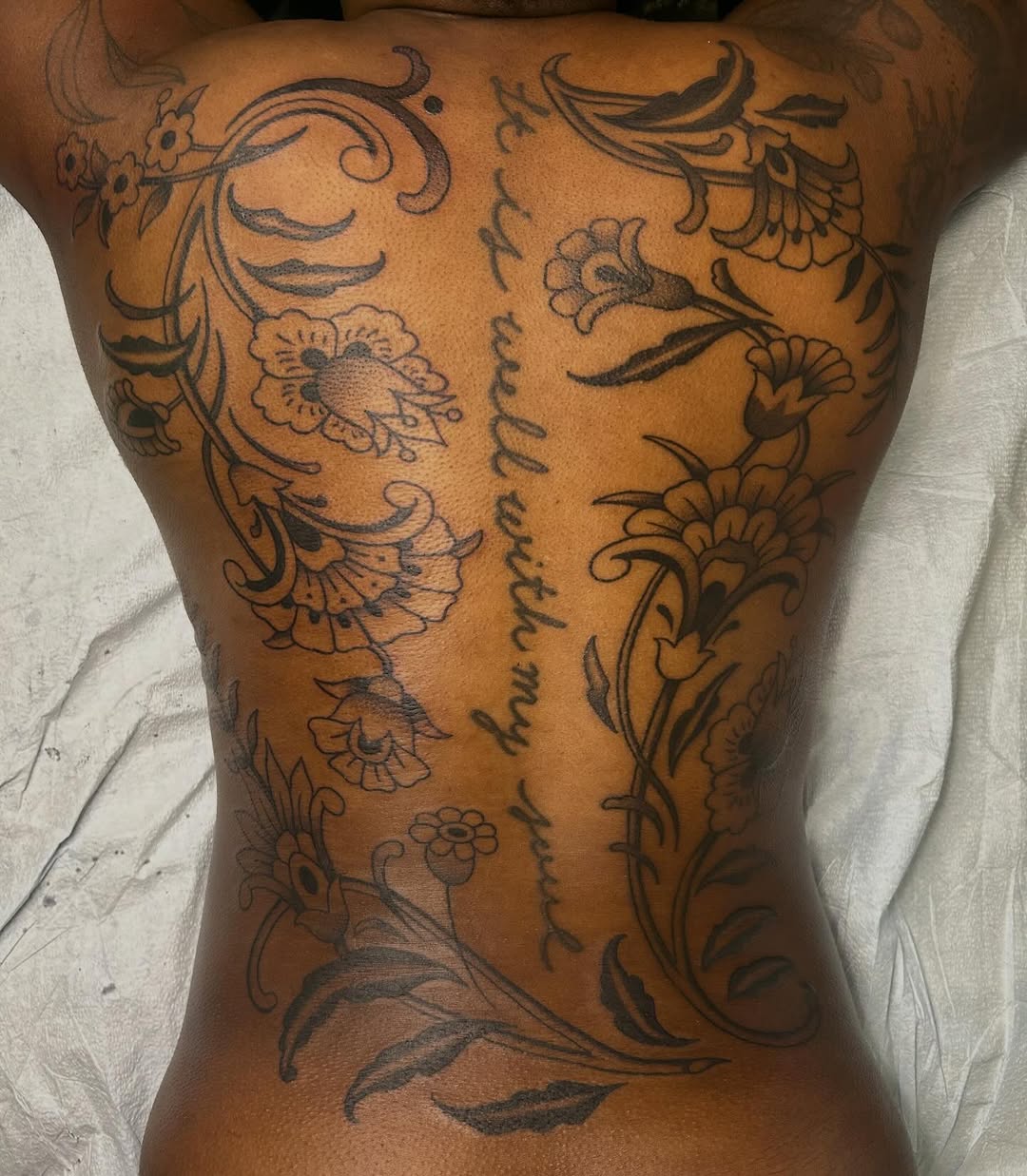 Tattoo by @darbytattoos — illustrative, lettering_script