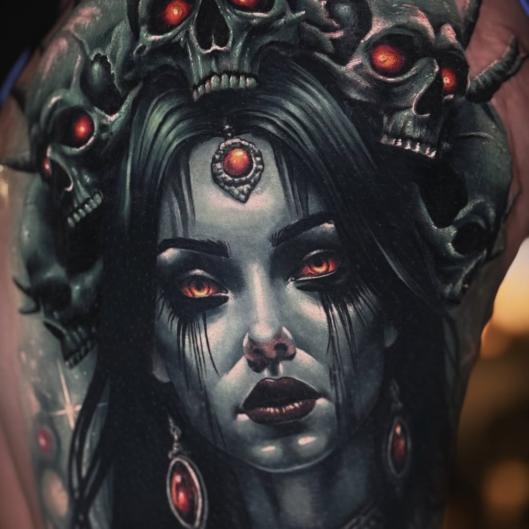 Tattoo by @mickeytattoos — dark_realism, illustrative