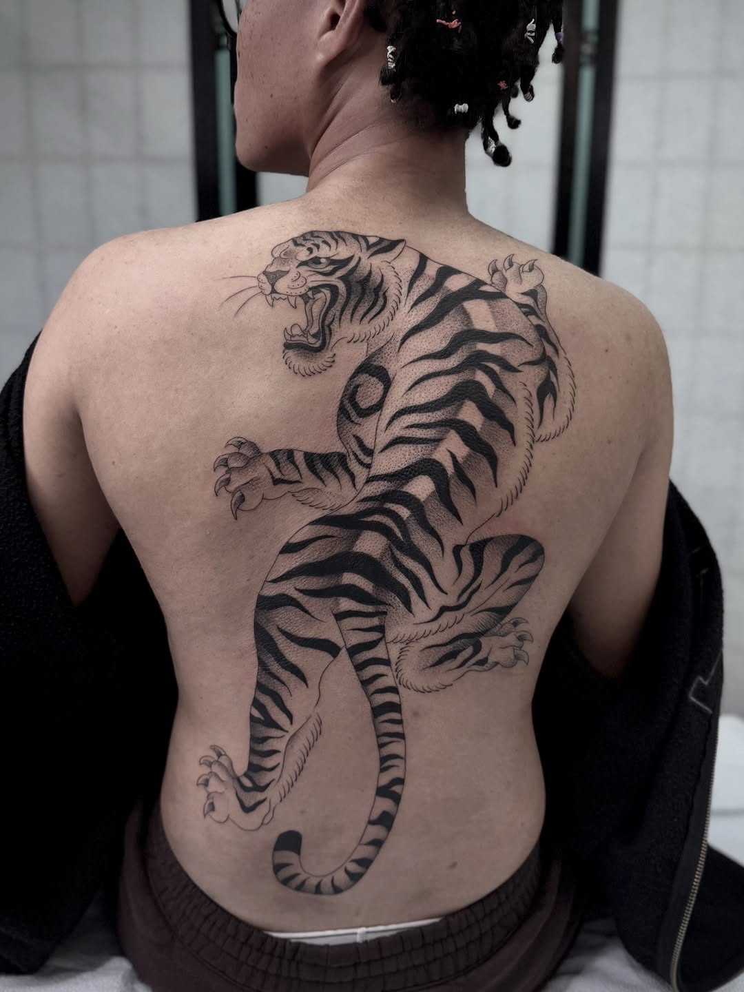 Tattoo by @ttt.christian — japanese_irezumi, black_and_grey