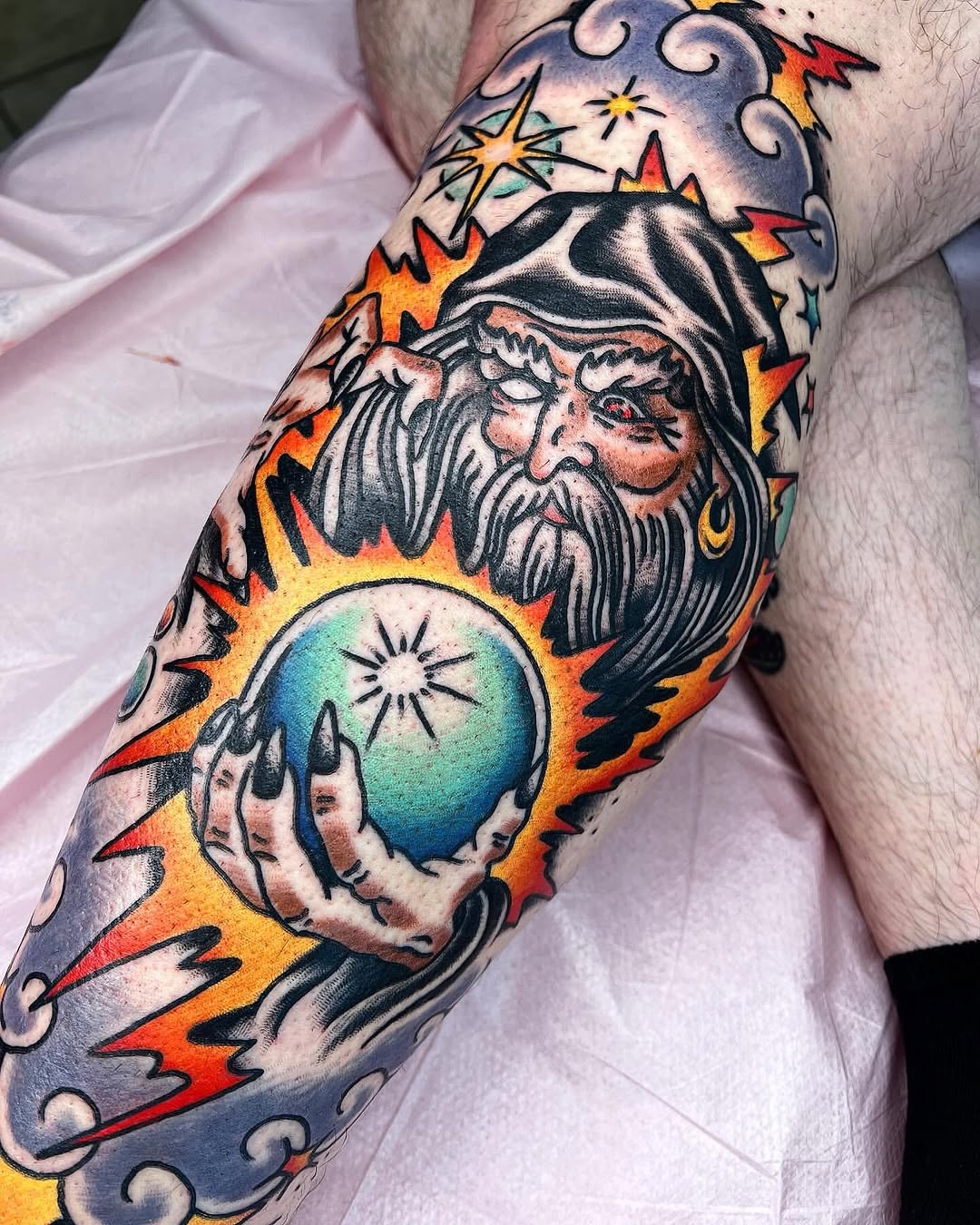 Tattoo by @leonetats โ american_traditional, illustrative