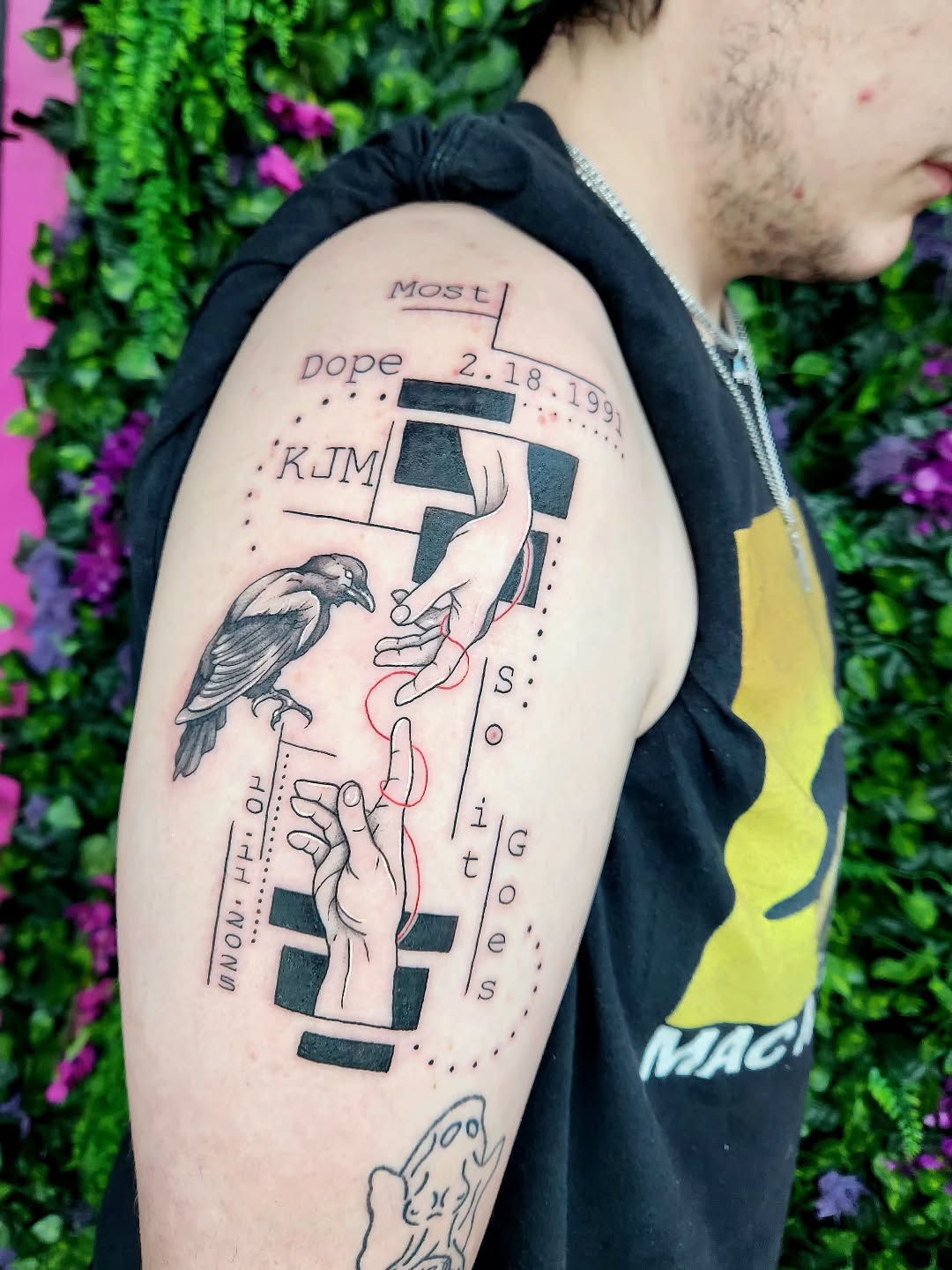 Tattoo by @ink.bug13 — lettering_script, black_and_grey