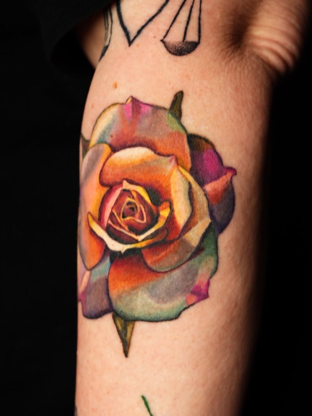 Tattoo by @rayvin_tattoos — realism, color