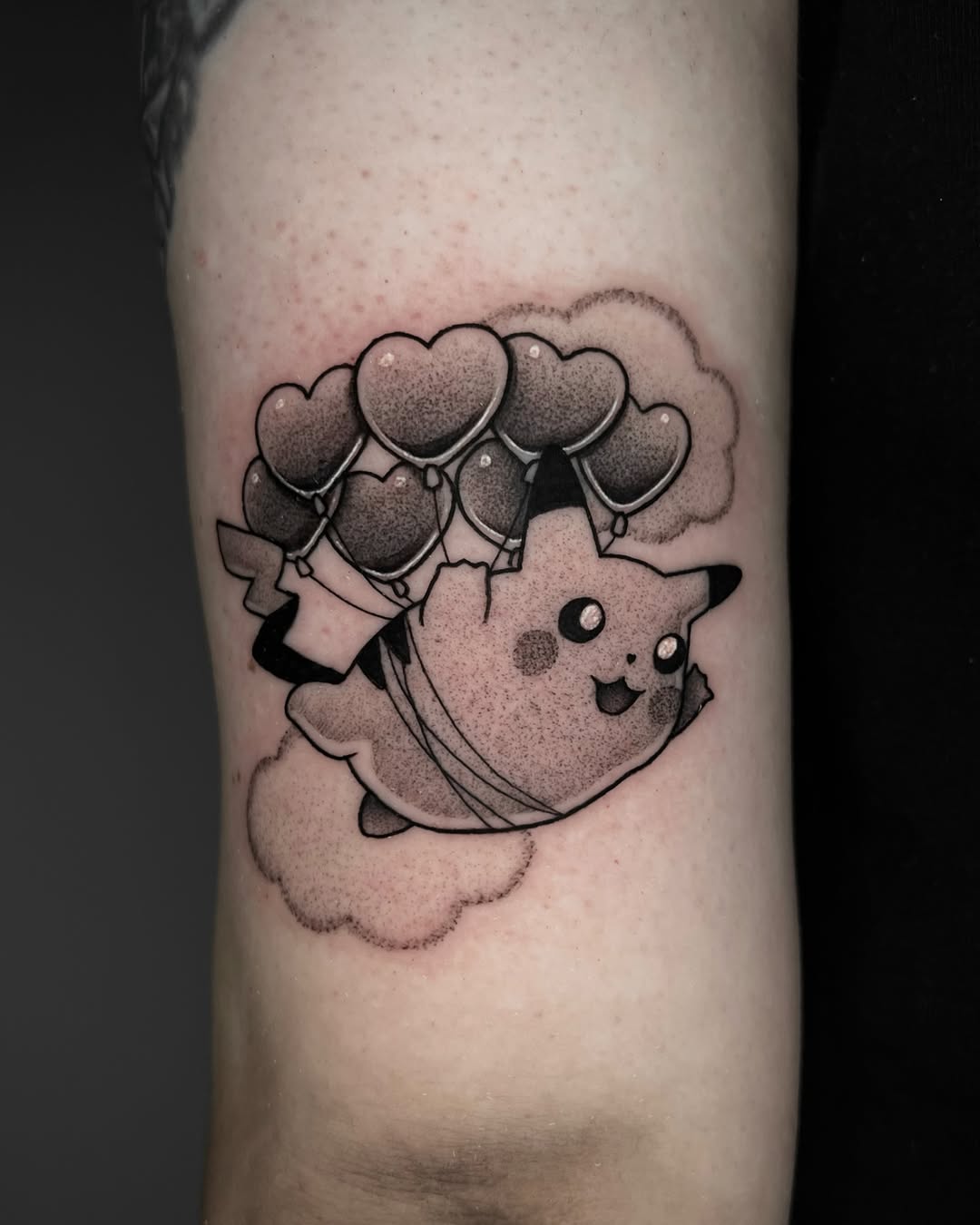 Tattoo by @caitybugink β black_and_grey, anime