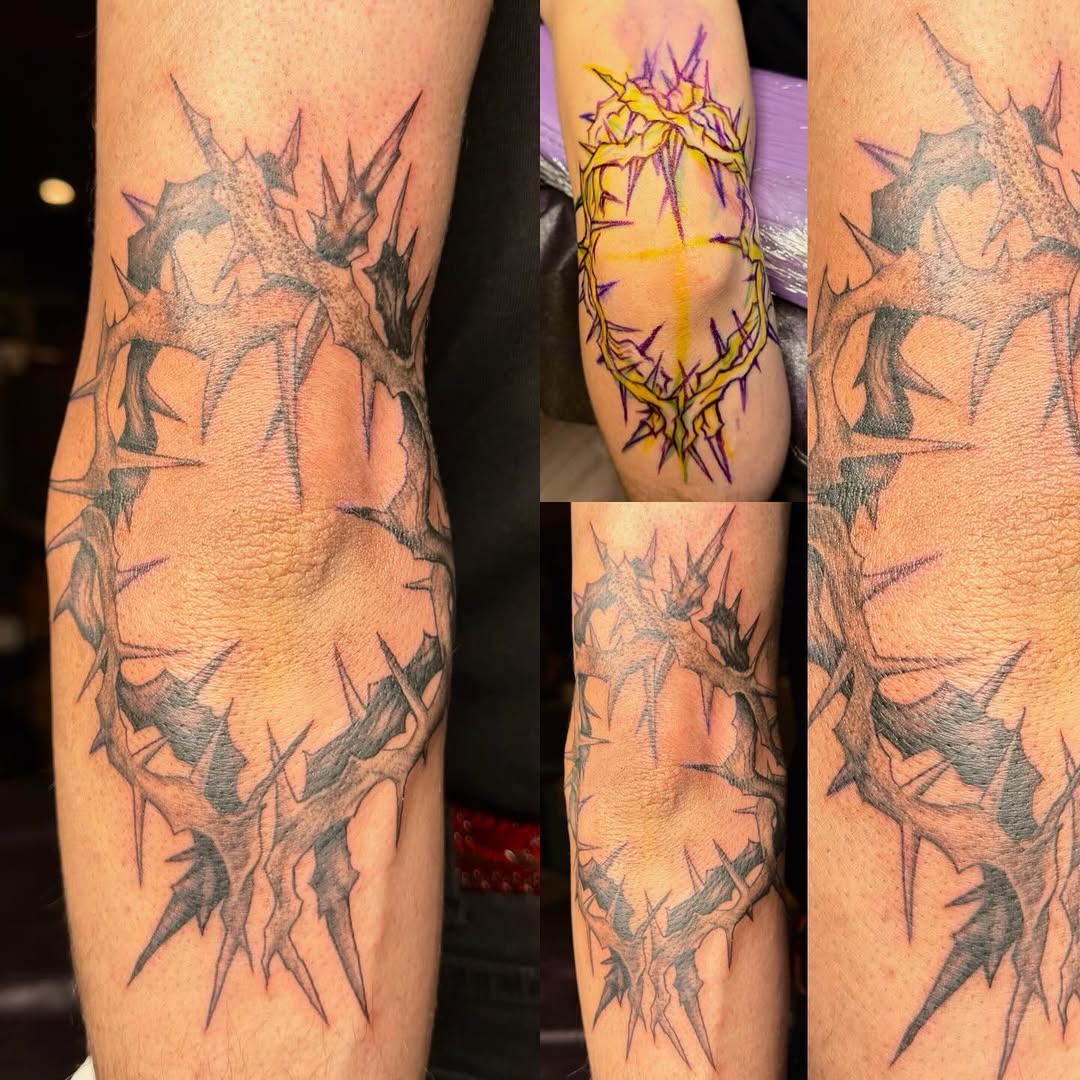 Tattoo by @piss.tats — black_and_grey, illustrative