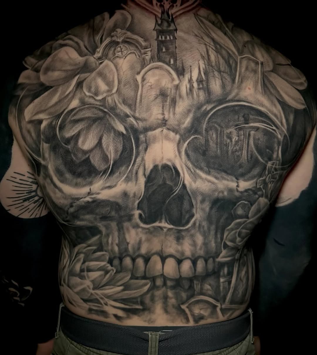 Tattoo by @comfychrisf — realism, dark_realism