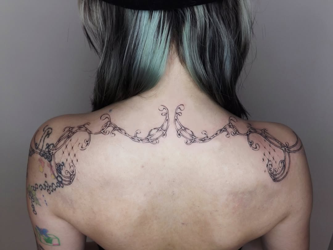 Tattoo by @blu.you — ornamental, fine_line