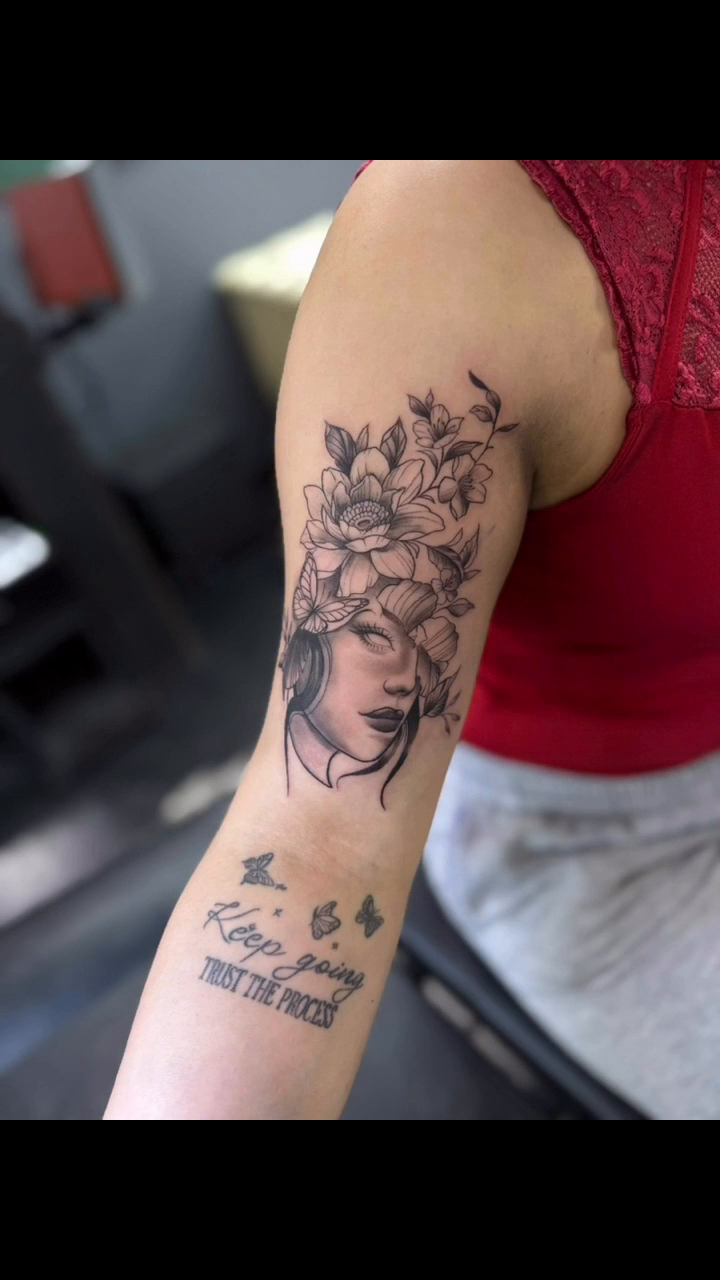 Tattoo by @timmy_vandroff — fine_line, lettering_script