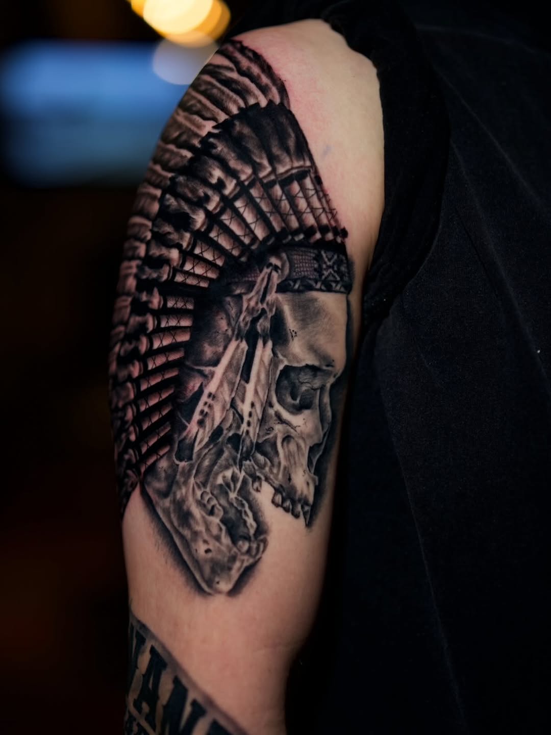 Tattoo by @blastedbarbie.ink — realism, black_and_grey