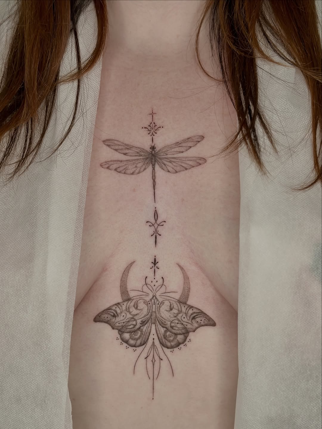 Tattoo by @neomaia.ink — fine_line, dotwork