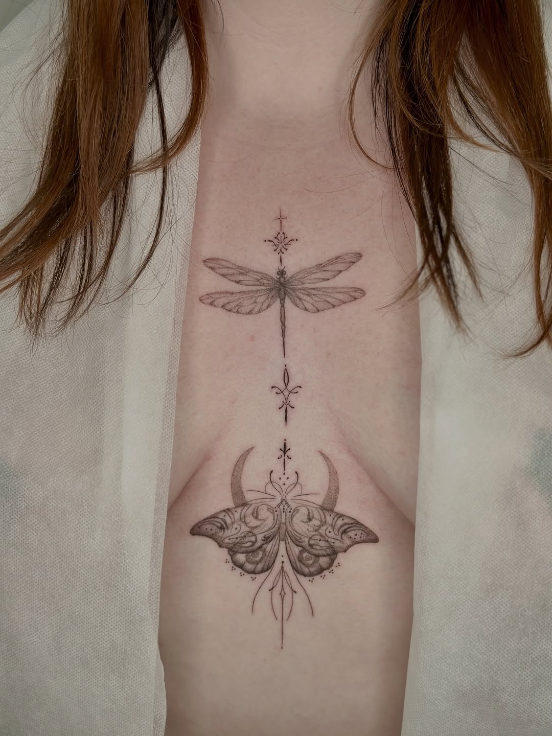 Tattoo by @neomaia.ink — fine_line, dotwork