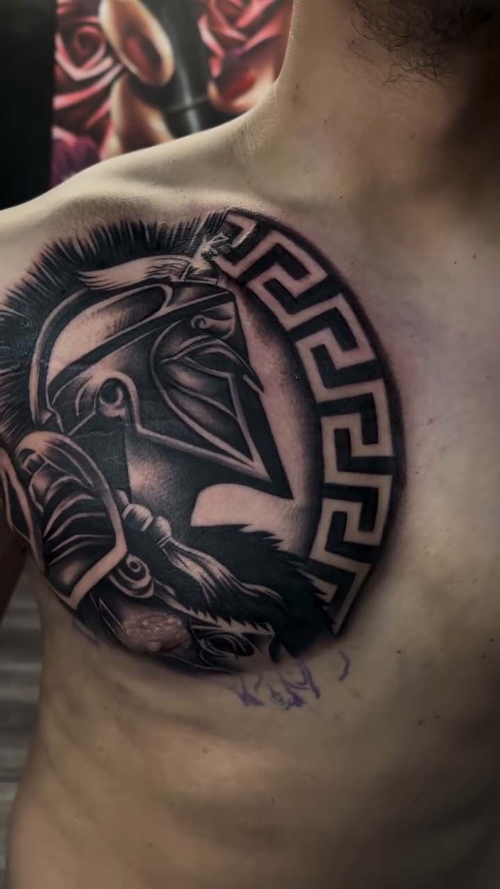 Tattoo by @ghostinkzz — black_and_grey, realism