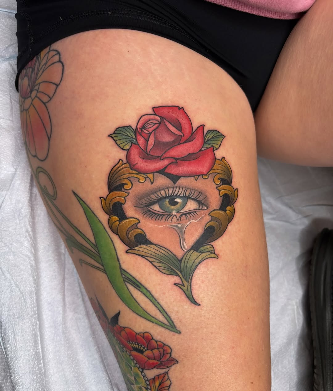 Tattoo by @crystal_rose_art_ β neo_traditional, realism