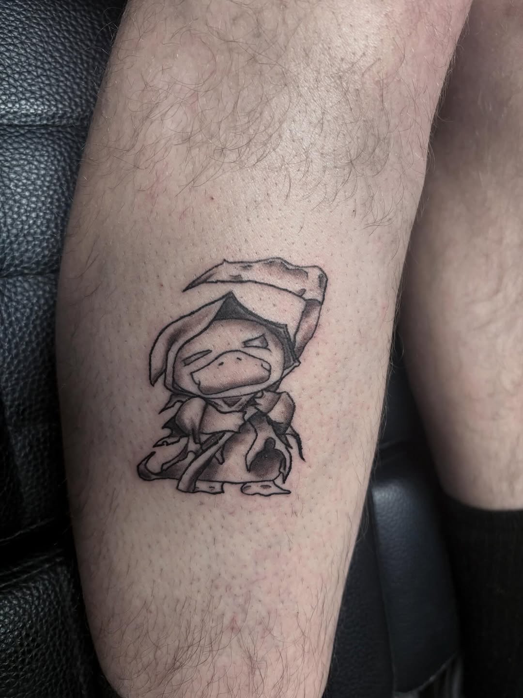 Tattoo by @arceo.tattoos — illustrative, black_and_grey