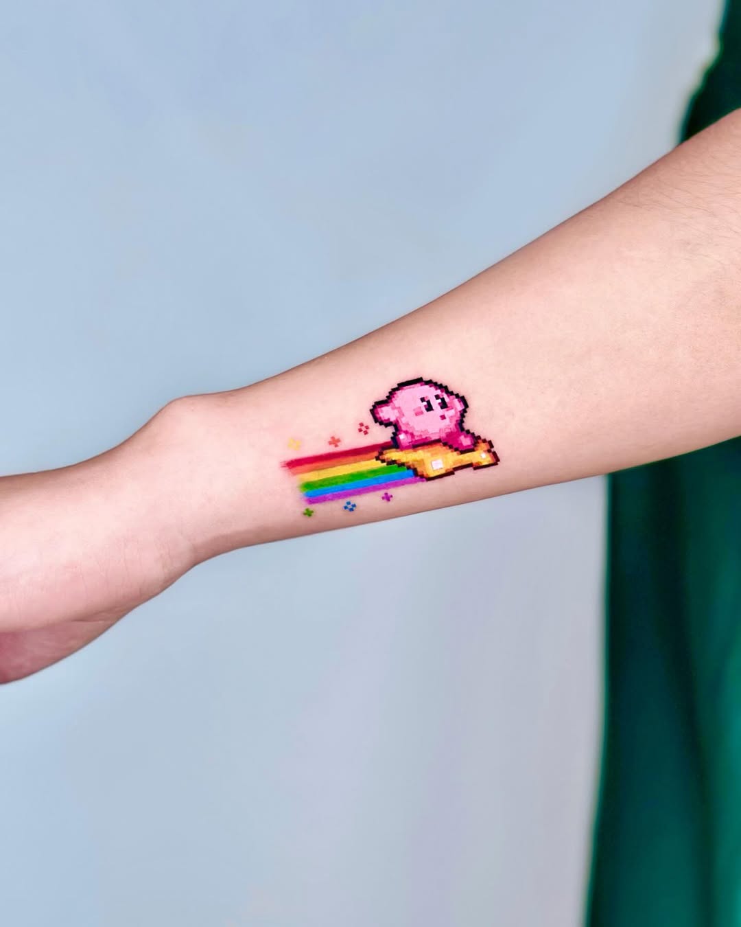 Tattoo by @heuk.me_tattoo — new_school, pixel_art