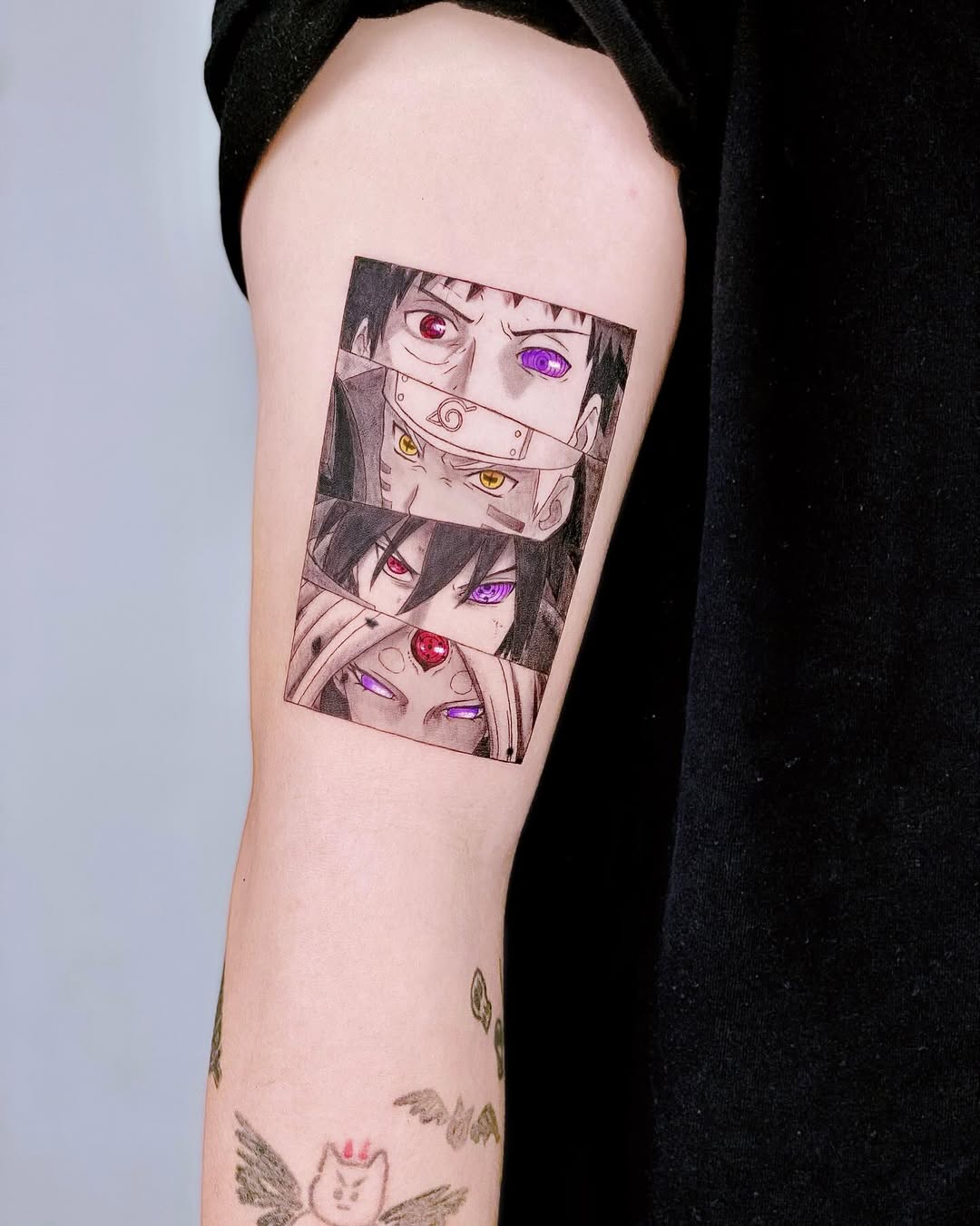 Tattoo by @heuk.me_tattoo — anime, realism