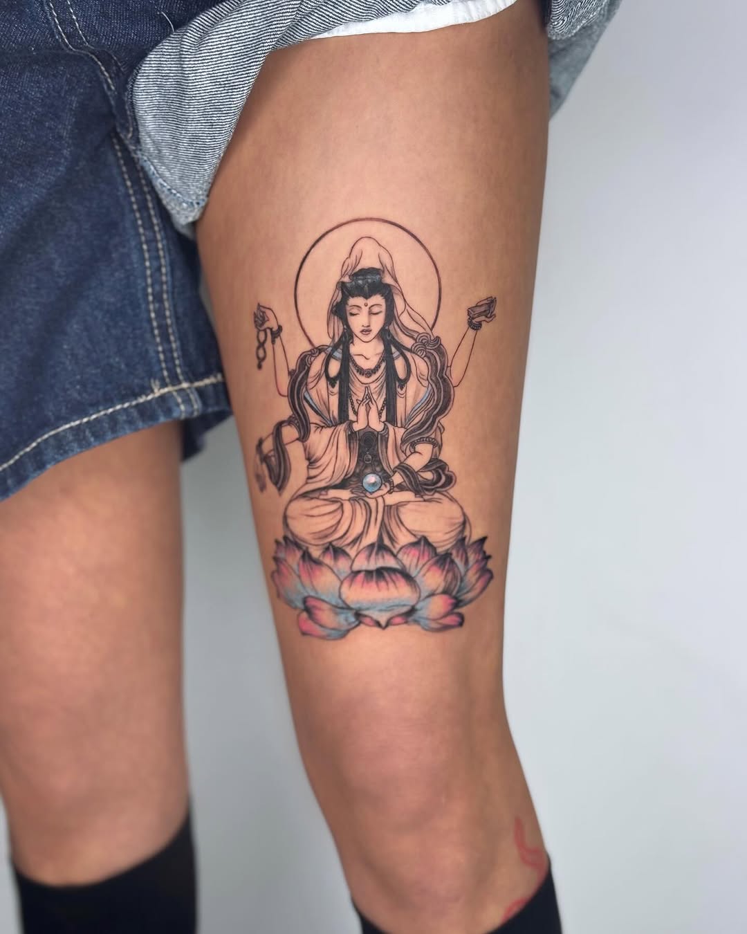 Tattoo by @heuk.me_tattoo — fine_line, black_and_grey